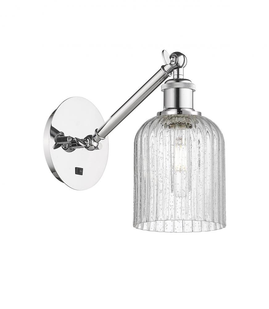 Bridal Veil - 1 Light - 5 inch - Polished Chrome - Sconce