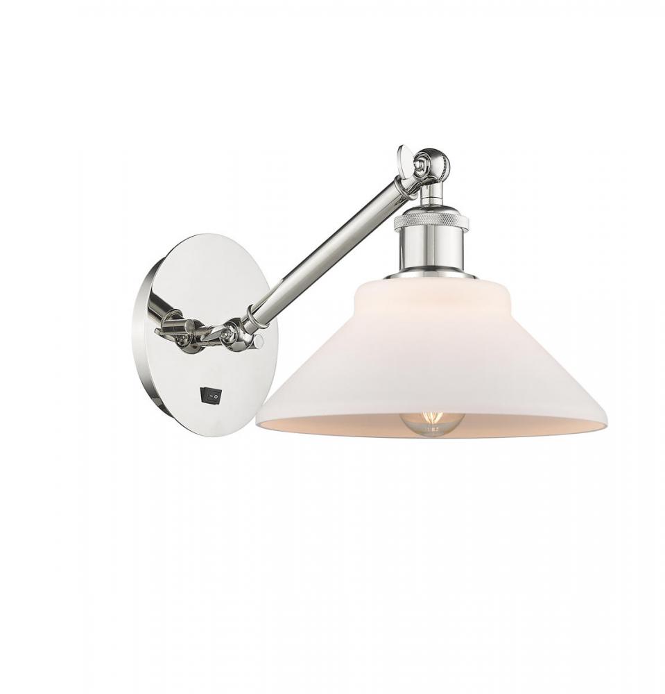 Orwell - 1 Light - 8 inch - Polished Nickel - Sconce