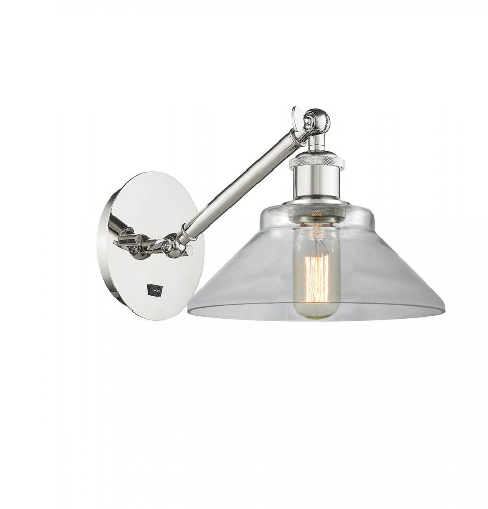 Orwell - 1 Light - 8 inch - Polished Nickel - Sconce