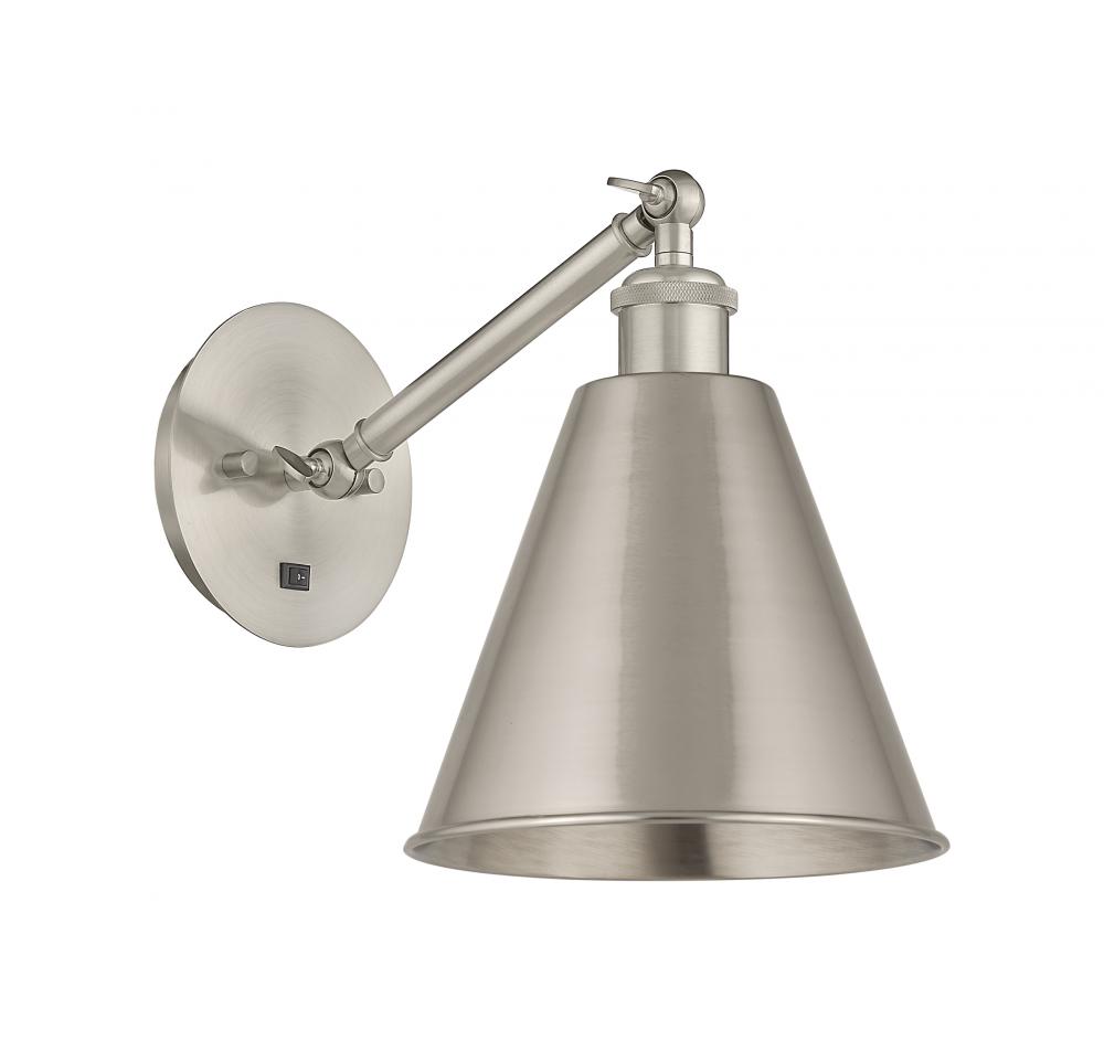 Berkshire - 1 Light - 8 inch - Brushed Satin Nickel - Sconce