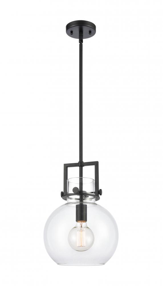 Newton Sphere - 1 Light - 10 inch - Matte Black - Mini Pendant