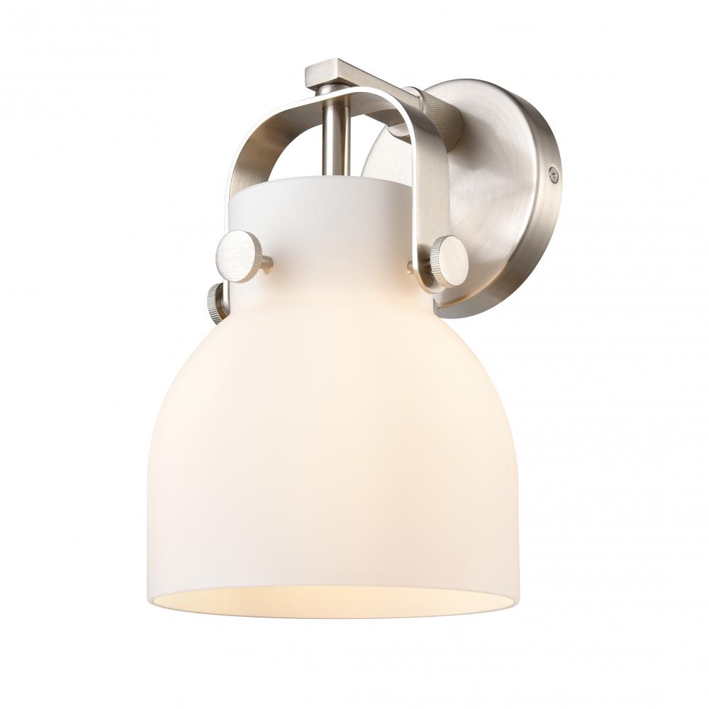 Pilaster II Bell - 1 Light - 7 inch - Satin Nickel - Sconce