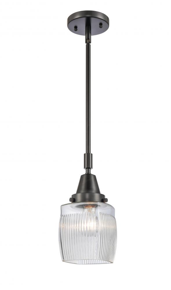 Colton - 1 Light - 6 inch - Matte Black - Mini Pendant