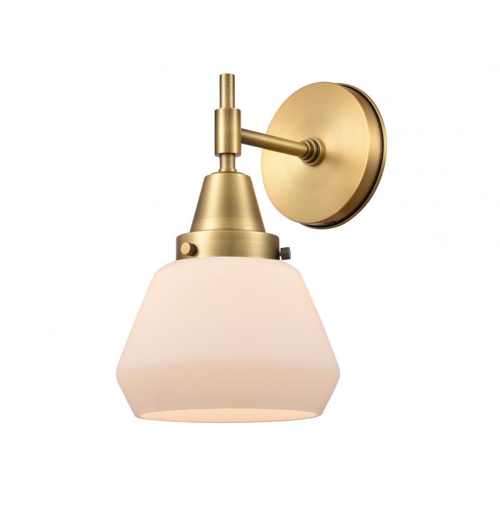 Fulton - 1 Light - 7 inch - Brushed Brass - Sconce