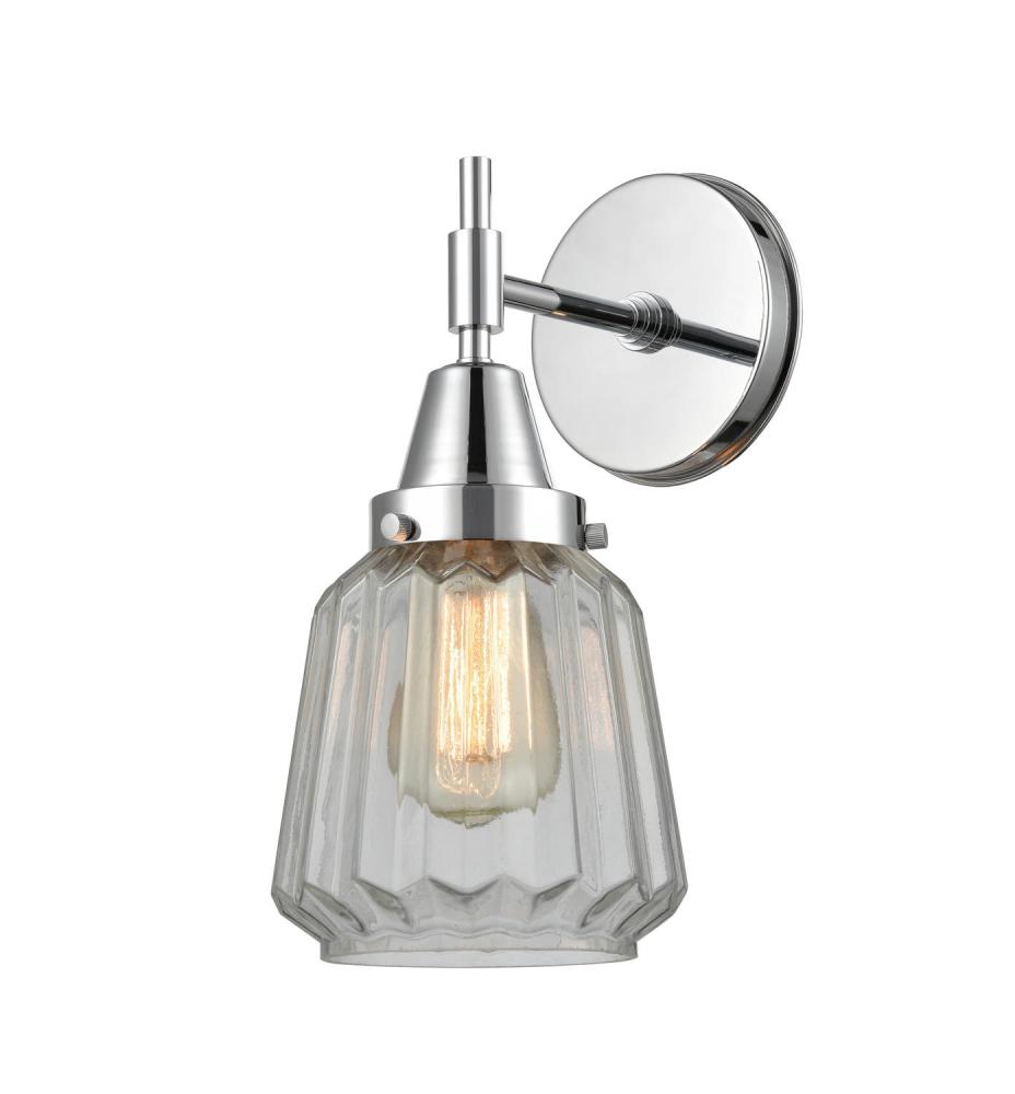 Chatham - 1 Light - 7 inch - Polished Chrome - Sconce