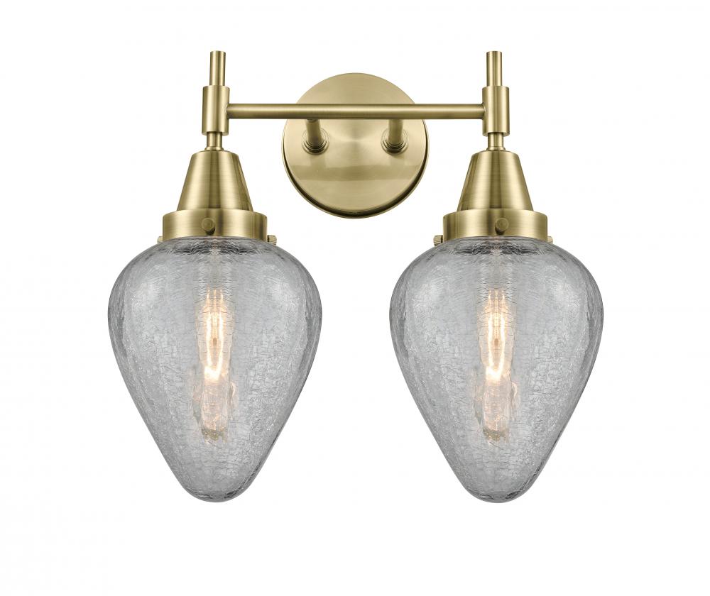 Geneseo - 2 Light - 16 inch - Antique Brass - Bath Vanity Light