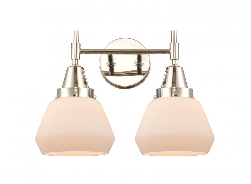 Fulton - 2 Light - 16 inch - Polished Nickel - Bath Vanity Light