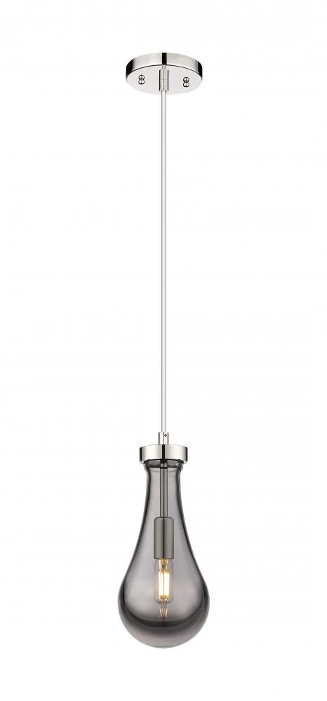 Owego - 1 Light - 5 inch - Polished Nickel - Pendant