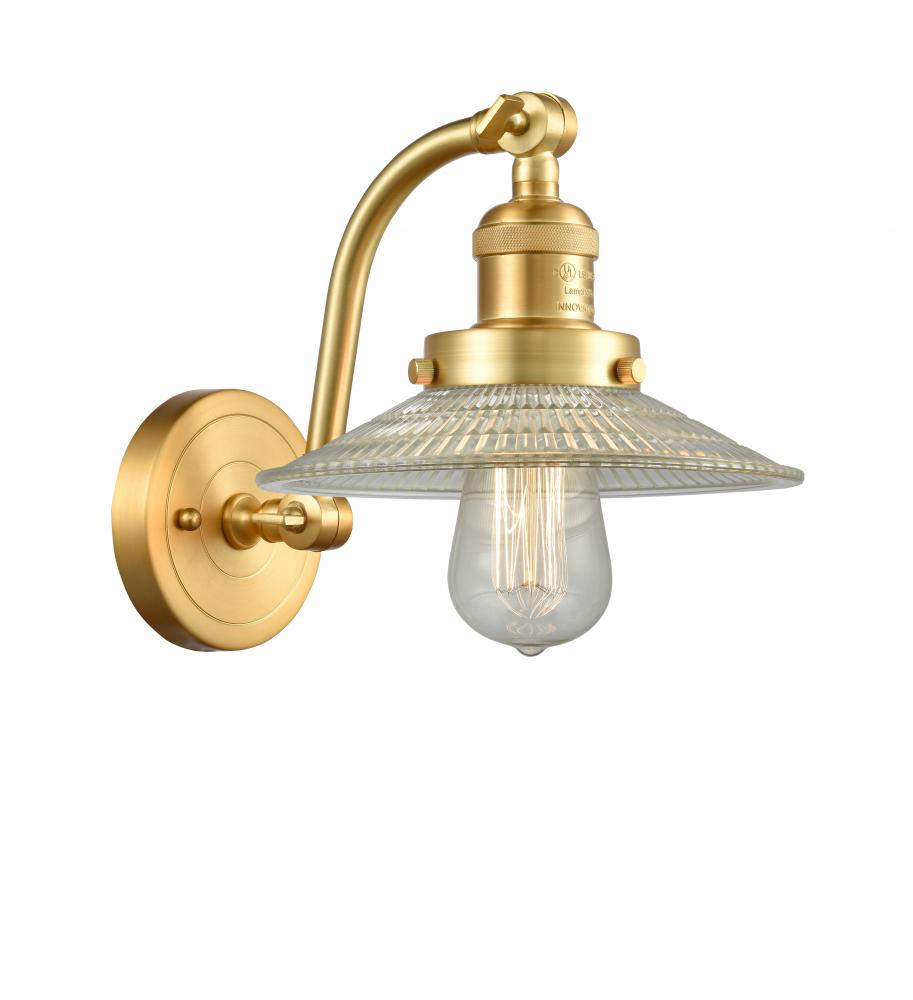 Halophane - 1 Light - 9 inch - Satin Gold - Sconce