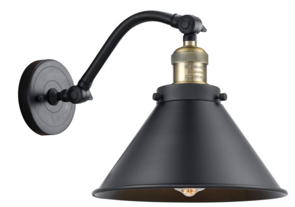 Briarcliff - 1 Light - 10 inch - Black Antique Brass - Sconce