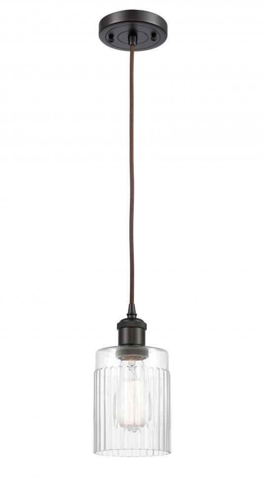 Hadley - 1 Light - 5 inch - Oil Rubbed Bronze - Cord hung - Mini Pendant