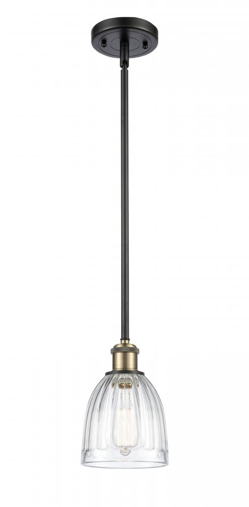 Brookfield - 1 Light - 6 inch - Black Antique Brass - Mini Pendant