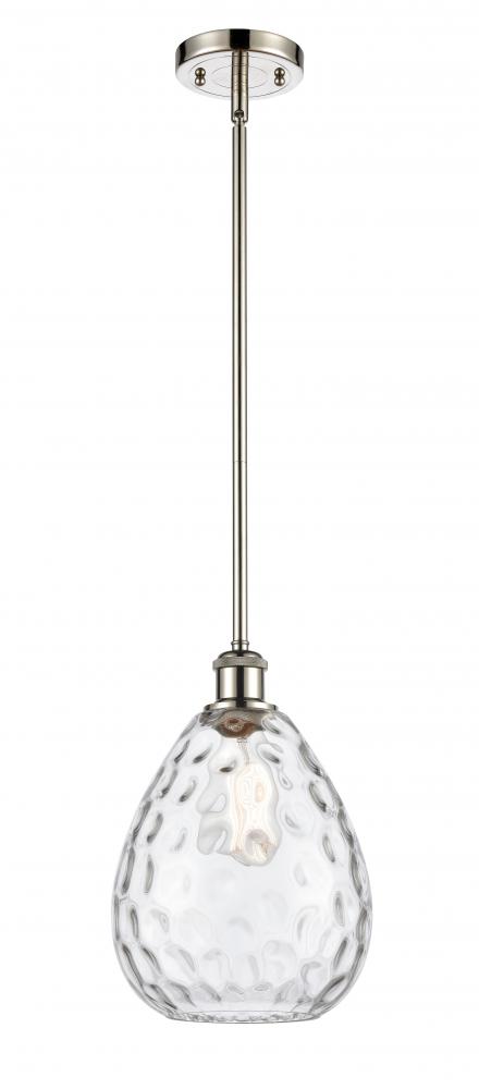 Waverly - 1 Light - 8 inch - Polished Nickel - Mini Pendant