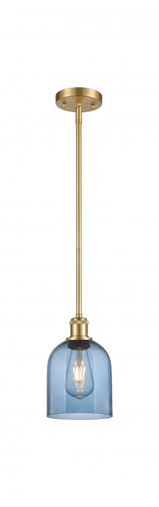 Bella - 1 Light - 6 inch - Satin Gold - Mini Pendant