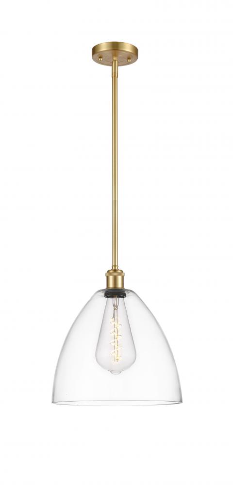 Bristol - 1 Light - 12 inch - Satin Gold - Mini Pendant