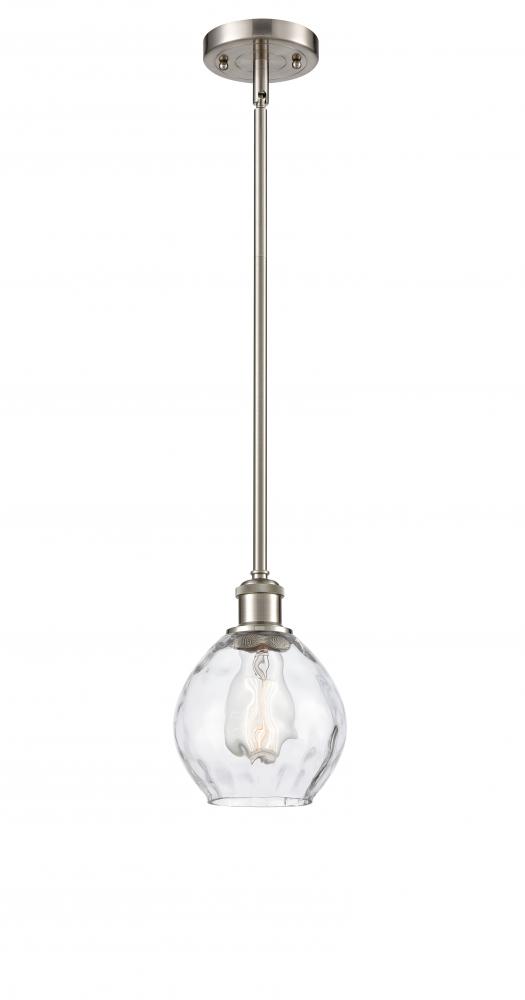 Waverly - 1 Light - 6 inch - Brushed Satin Nickel - Mini Pendant