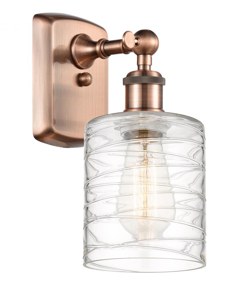 Cobbleskill - 1 Light - 5 inch - Antique Copper - Sconce