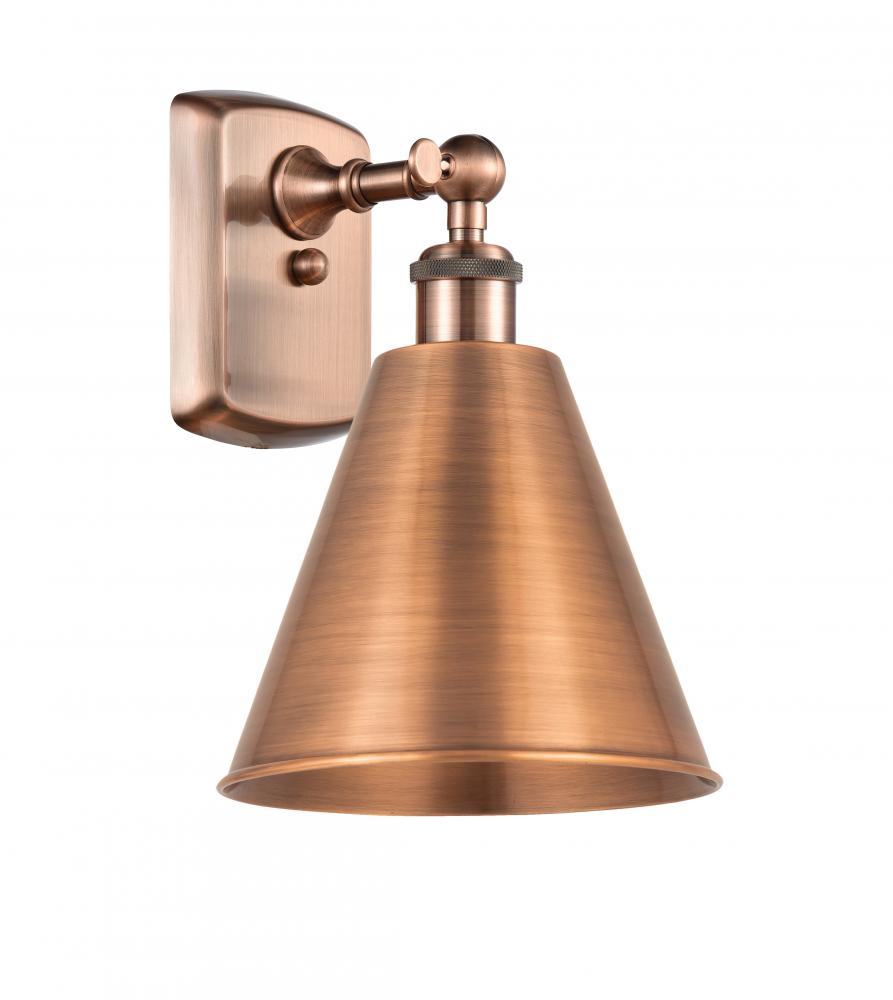 Berkshire - 1 Light - 8 inch - Antique Copper - Sconce