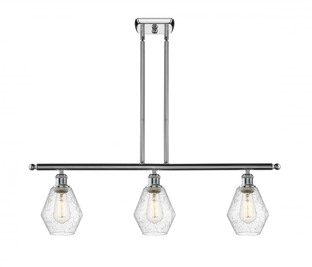 Cindyrella - 3 Light - 36 inch - Polished Chrome - Cord hung - Island Light