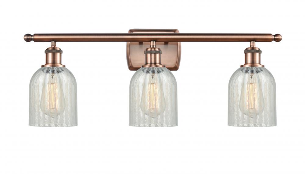 Caledonia - 3 Light - 25 inch - Antique Copper - Bath Vanity Light