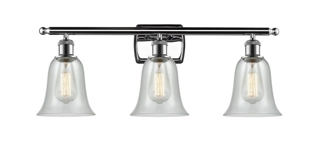 Hanover - 3 Light - 26 inch - Polished Chrome - Bath Vanity Light