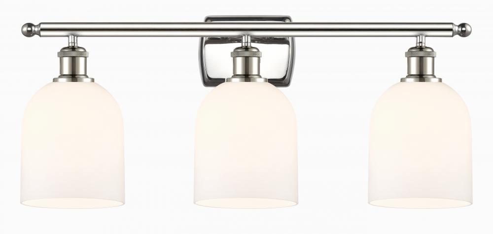 Bella - 3 Light - 26 inch - Polished Nickel - Bath Vanity Light