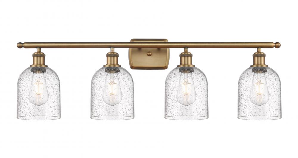 Bella - 4 Light - 36 inch - Brushed Brass - Bath Vanity Light