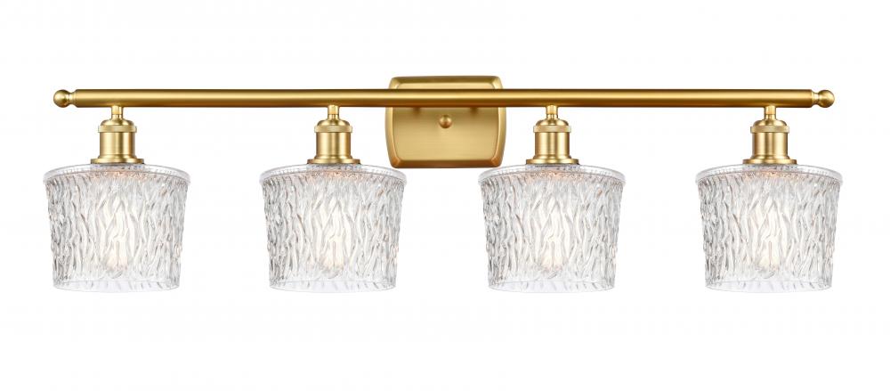 Niagara - 4 Light - 37 inch - Satin Gold - Bath Vanity Light