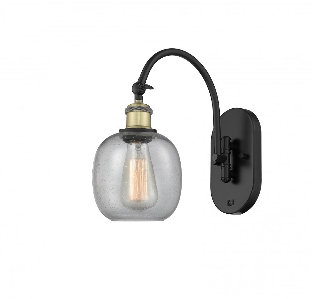 Belfast - 1 Light - 6 inch - Black Antique Brass - Sconce