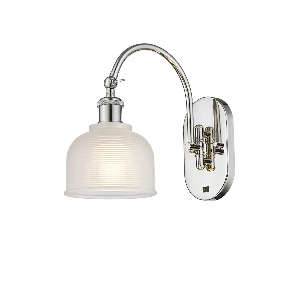 Dayton - 1 Light - 6 inch - Polished Nickel - Sconce