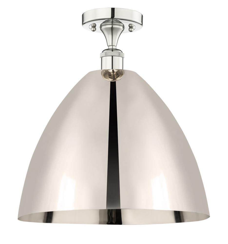 Bristol - 1 Light - 16 inch - Polished Nickel - Semi-Flush Mount