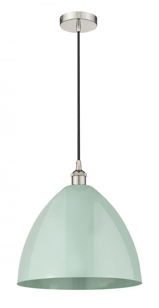 Plymouth - 1 Light - 16 inch - Polished Nickel - Cord hung - Mini Pendant