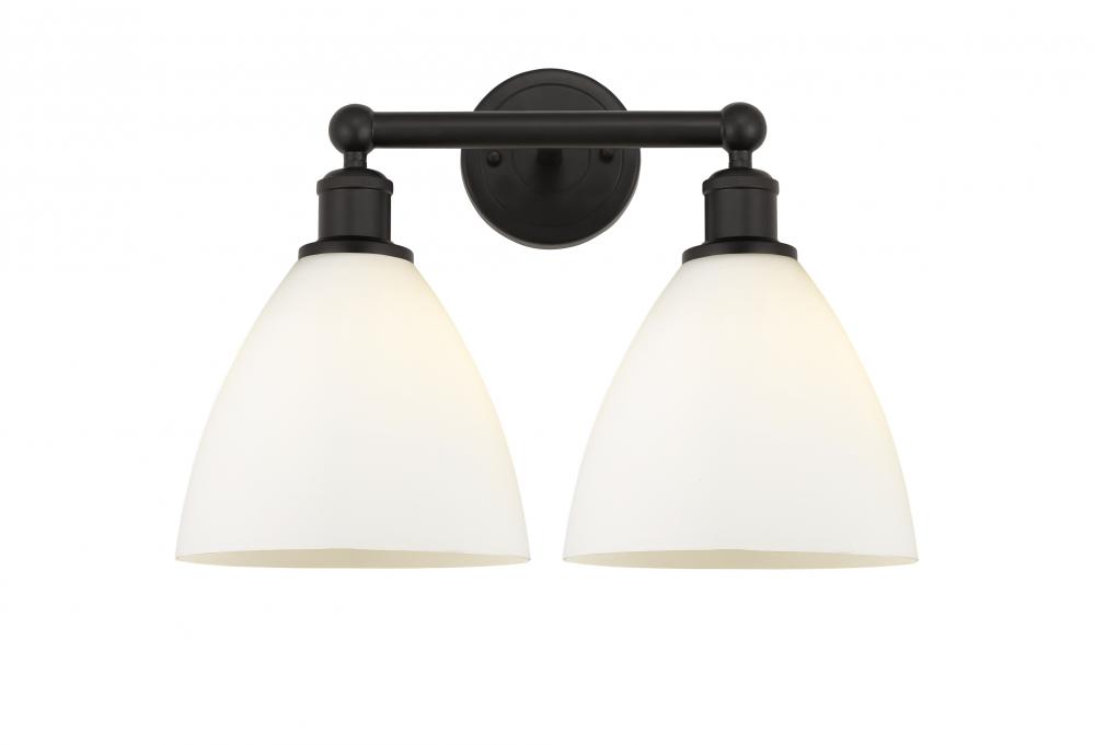 Bristol - 2 Light - 17 inch - Oil Rubbed Bronze - Bath Vanity Light