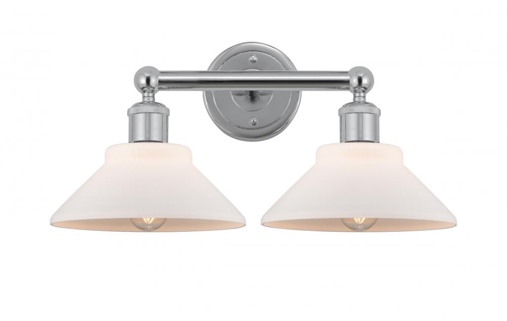 Orwell - 2 Light - 17 inch - Polished Chrome - Bath Vanity Light