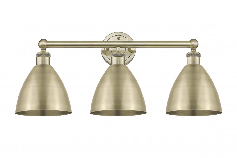 Bristol - 3 Light - 26 inch - Antique Brass - Bath Vanity Light