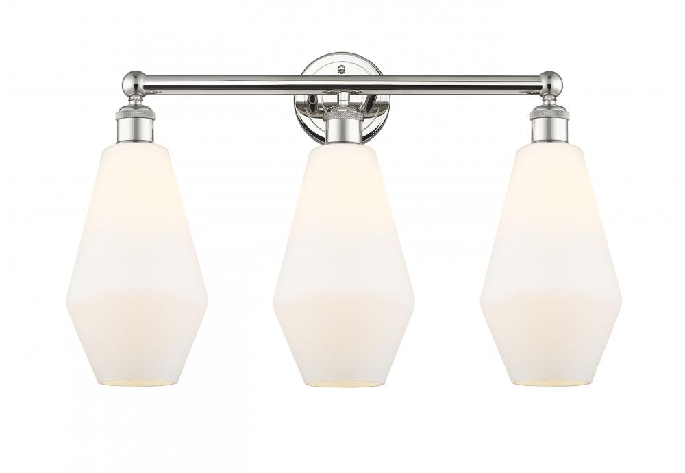 Cindyrella - 3 Light - 25 inch - Polished Nickel - Bath Vanity Light