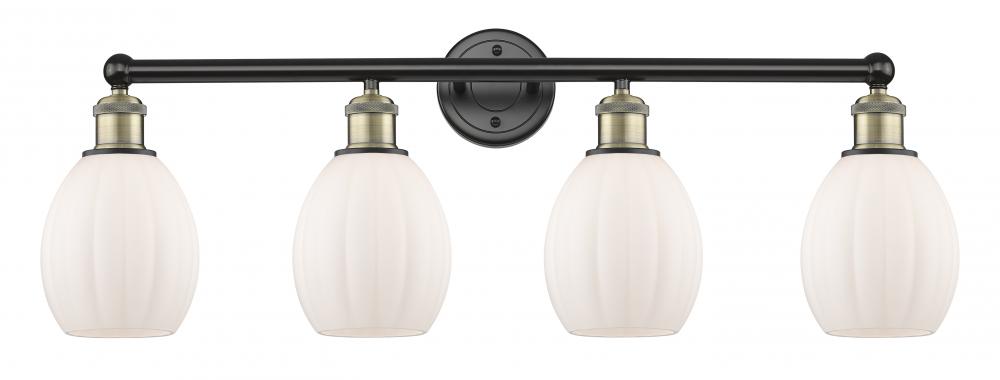 Eaton - 4 Light - 33 inch - Black Antique Brass - Bath Vanity Light