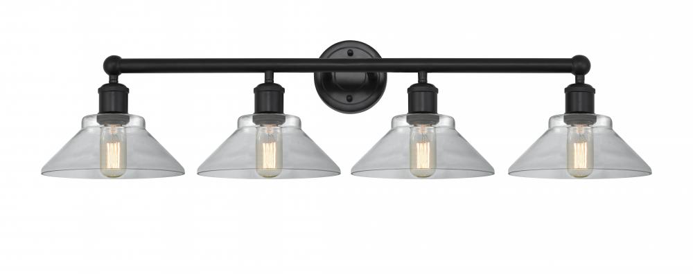 Orwell - 4 Light - 35 inch - Matte Black - Bath Vanity Light