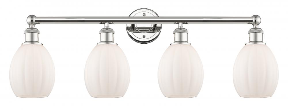 Eaton - 4 Light - 33 inch - Polished Nickel - Bath Vanity Light