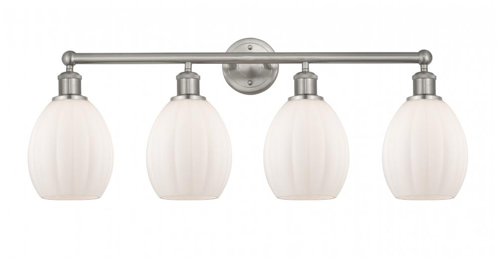 Eaton - 4 Light - 33 inch - Brushed Satin Nickel - Bath Vanity Light