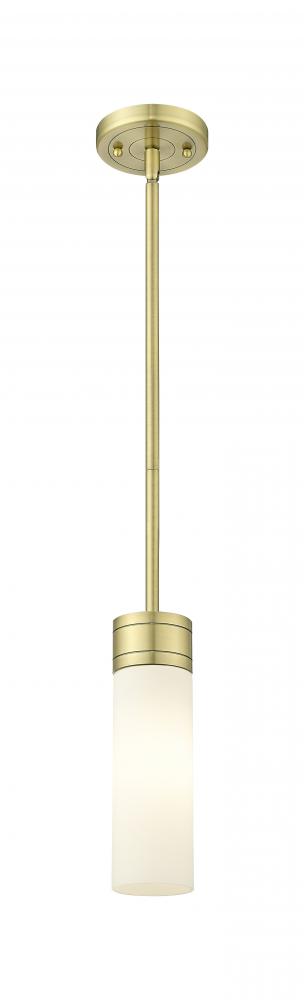 Boreas - 1 Light - 3 inch - Antique Brass - Stem Hung - Mini Pendant