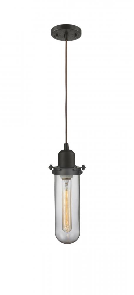 Centri - 1 Light - 5 inch - Oil Rubbed Bronze - Cord hung - Mini Pendant