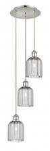 Innovations Lighting 113B-3P-PN-G559-5SM - Bridal Veil - 3 Light - 12 inch - Polished Nickel - Cord Hung - Multi Pendant