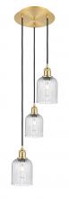 Innovations Lighting 113B-3P-SG-G559-5SDY - Bridal Veil - 3 Light - 12 inch - Satin Gold - Cord Hung - Multi Pendant