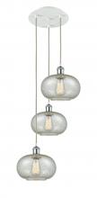 Innovations Lighting 113B-3P-WPC-G249 - Gorham - 3 Light - 16 inch - White Polished Chrome - Cord Hung - Multi Pendant