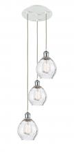 Innovations Lighting 113B-3P-WPC-G362 - Waverly - 3 Light - 13 inch - White Polished Chrome - Cord Hung - Multi Pendant