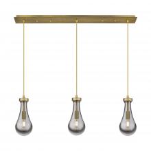 Innovations Lighting 123-451-1P-BB-G451-5SM - Owego - 3 Light - 37 inch - Brushed Brass - Linear Pendant