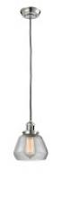 Innovations Lighting 201C-PN-G172 - Fulton - 1 Light - 7 inch - Polished Nickel - Cord hung - Mini Pendant