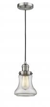 Innovations Lighting 201C-SN-G192 - Bellmont - 1 Light - 6 inch - Brushed Satin Nickel - Cord hung - Mini Pendant