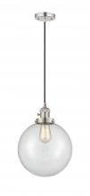 Innovations Lighting 201CSW-PN-G202-10 - Beacon - 1 Light - 10 inch - Polished Nickel - Cord hung - Mini Pendant